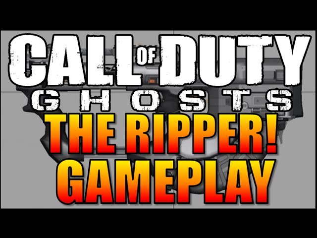 Call Of Duty Ghosts: NEW GUN - THE RIPPER GAMEPLAY SMG & ASSAULT RIFLE (Devastation DLC Gameplay)