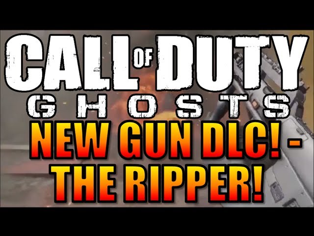 Call of Duty Ghosts:NEW GUN DLC THE RIPPER TRAILER SMG/ASSAULT RIFLE Map Pack 2 Devastation Gameplay