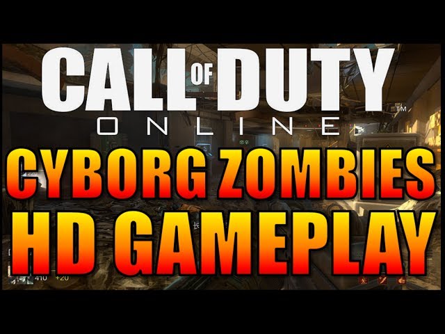 Call Of Duty: Cyborg Zombies Verrückt [20+ Mins HD Gameplay] Dead Rising (CoD: Online China) NEW