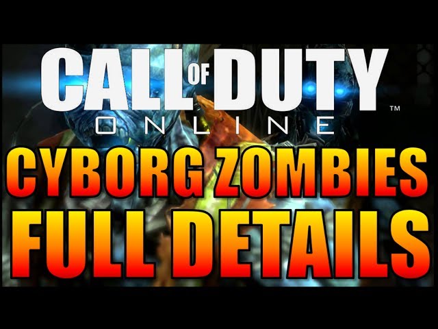 Call Of Duty: Cyborg Zombies Possible UK/US Release? Dead Rising Mode New Details(CoD: Online China)