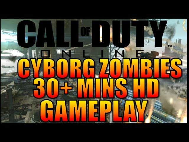 Call Of Duty: Cyborg Zombies Verrückt [30+ Mins HD Gameplay] Dead Rising (CoD: Online China)