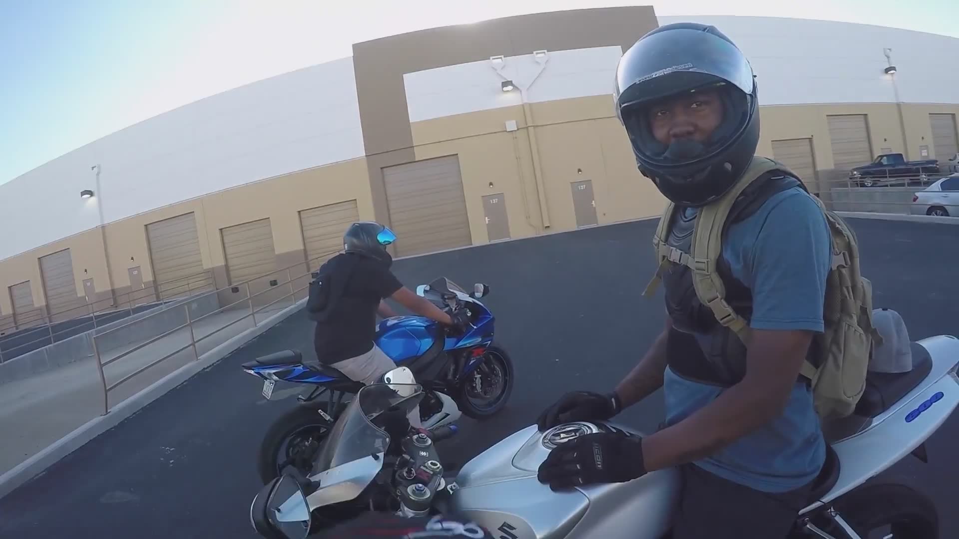 Combining fidget spinners with motorcycle wheelies