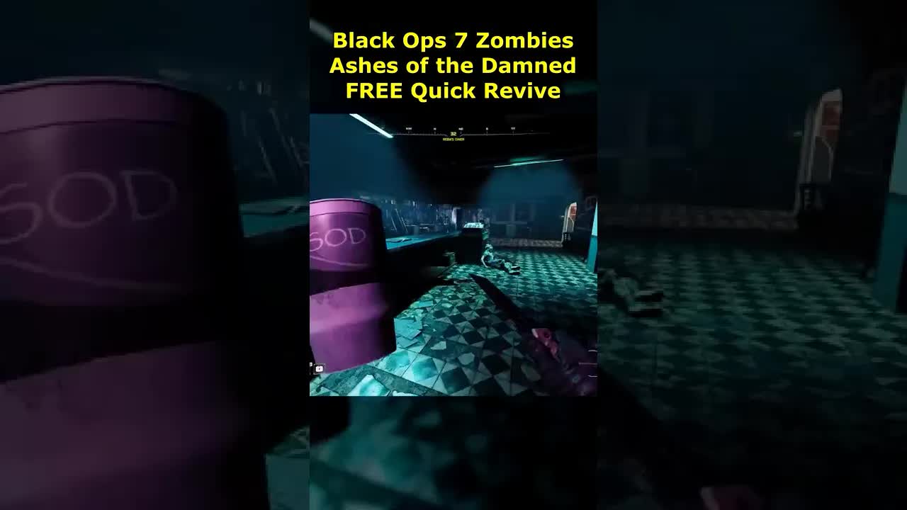 Ashes of the Damned FREE Quick Revive Perk Easter Egg Guide Black Ops 7 Zombies Soda Fountain Secret