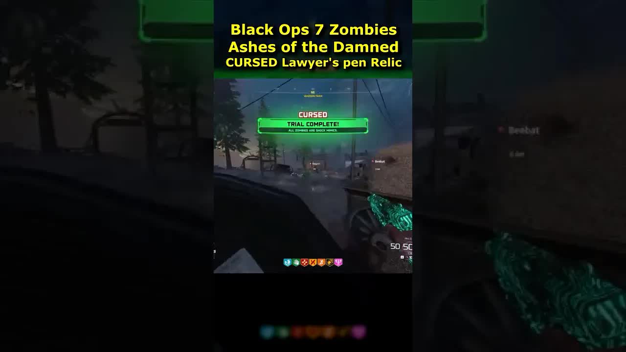 How to UNLOCK Lawyer's Pen Relic in Cursed Mode Black Ops 7 Zombies Ashes of the Damned Unlock Pen