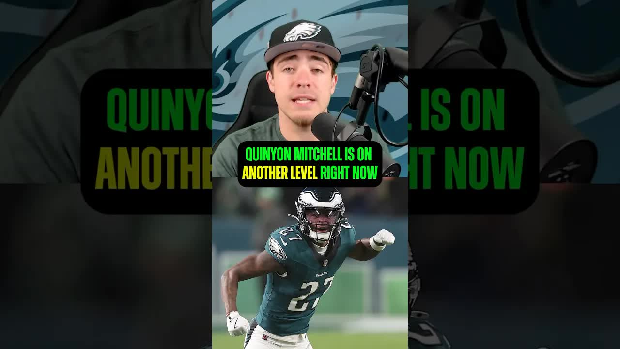 Quinyon Mitchell is playing like the best CB in the NFL right now 🔥#eagles #philadelphiaeagles #nfl