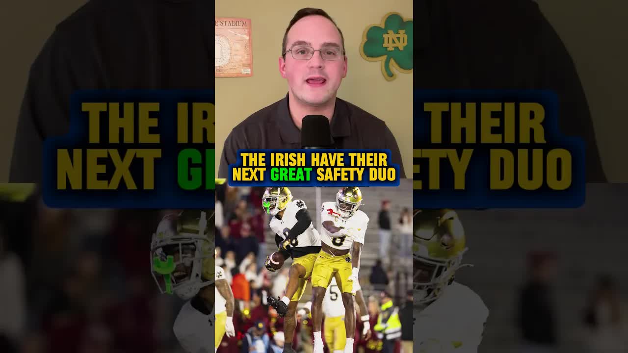 Johnson and Shuler have been ELITE for the #Irish defense in 2025 💪 #NotreDame #football #shorts