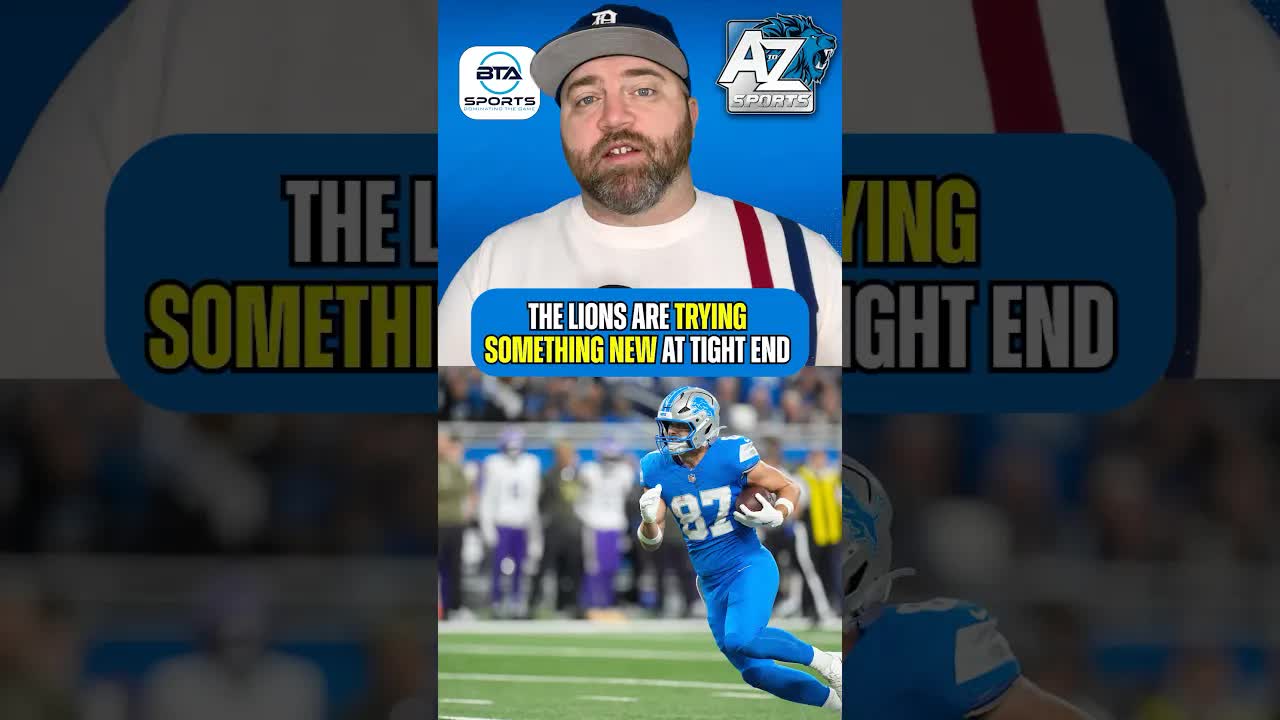 The #Lions are getting creative with their tight end room… #detroit #onepride #nfl #week12