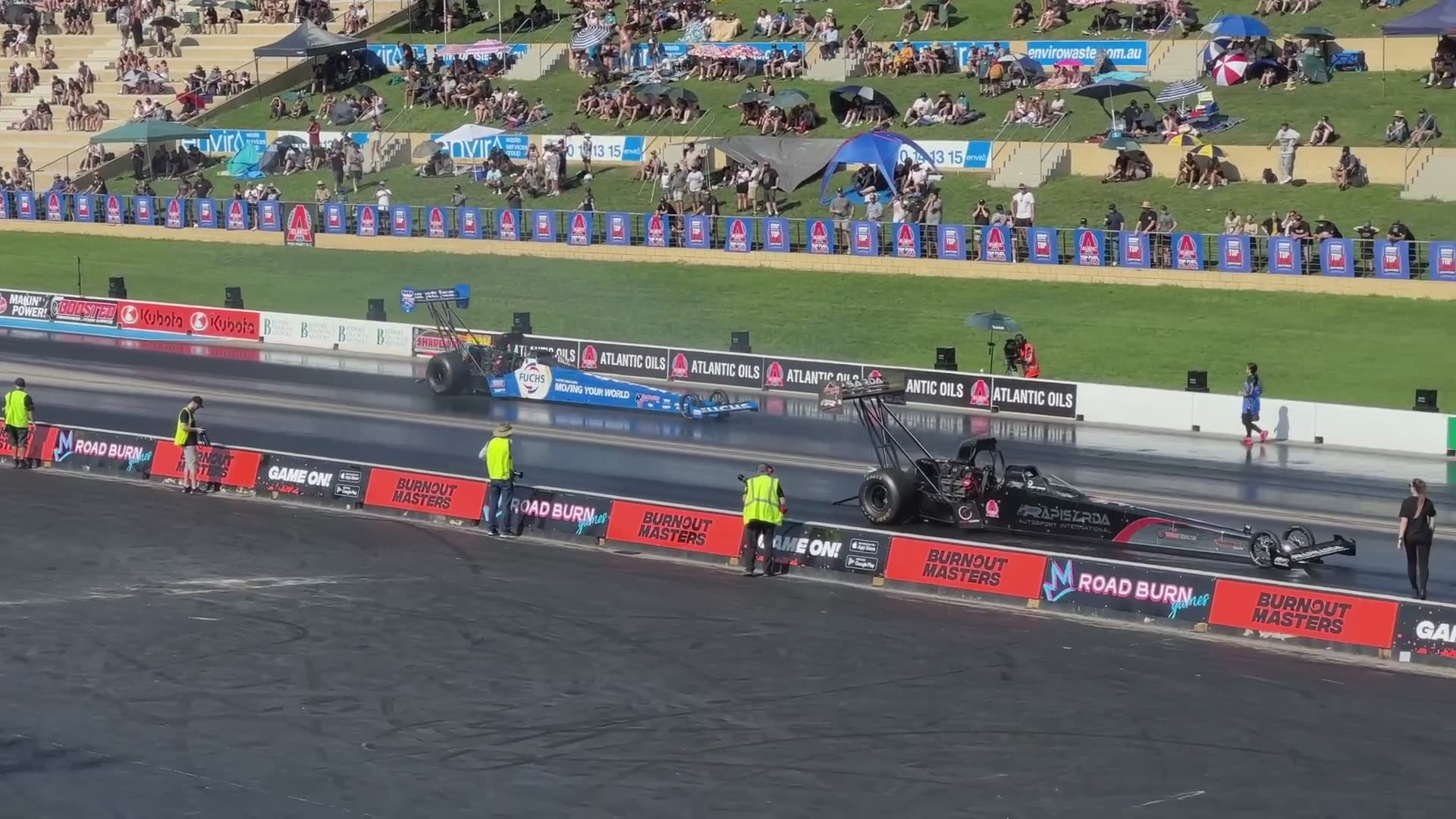 Experiencing the brutal power of professional drag racing's fastest machines up close