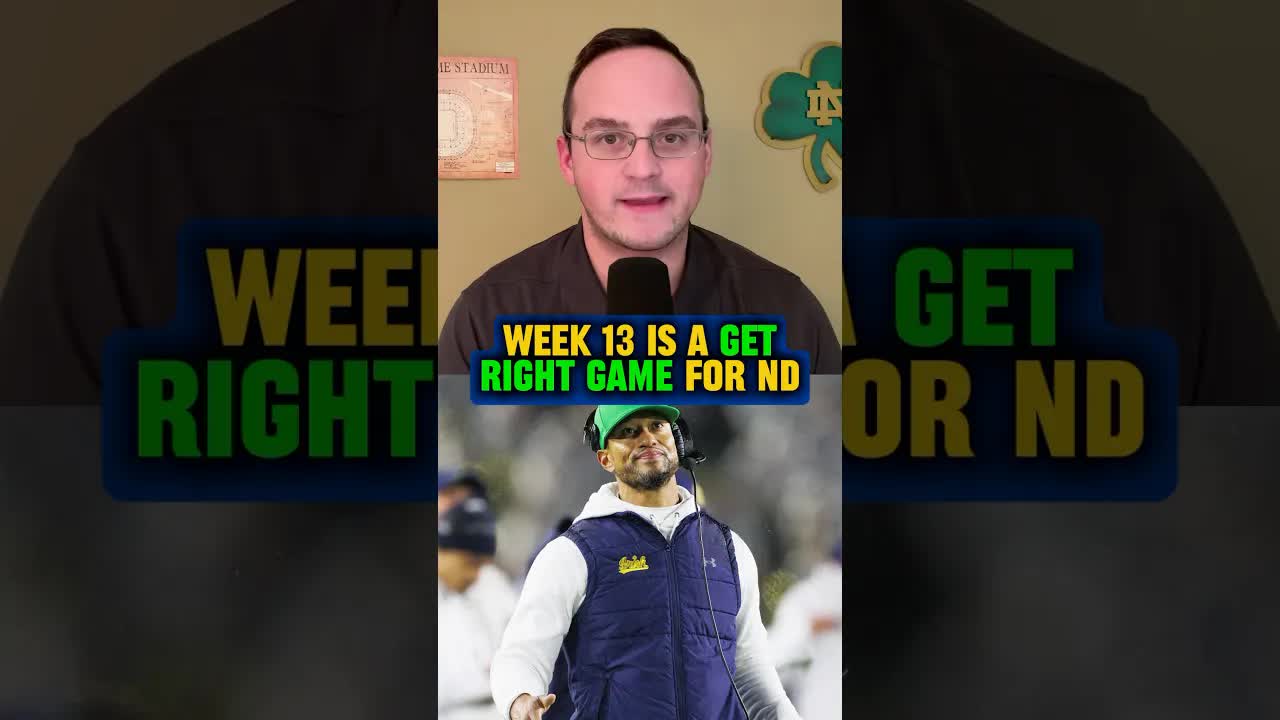 The #Irish have a chance to FLEX in Week 13 against a lesser opponent 💪 #GoIrish #football #shorts