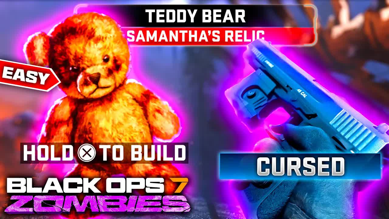How to UNLOCK Teddy Bear Relic in Cursed Mode Black Ops 7 Zombies Ashes of the Damned Unlock Bear