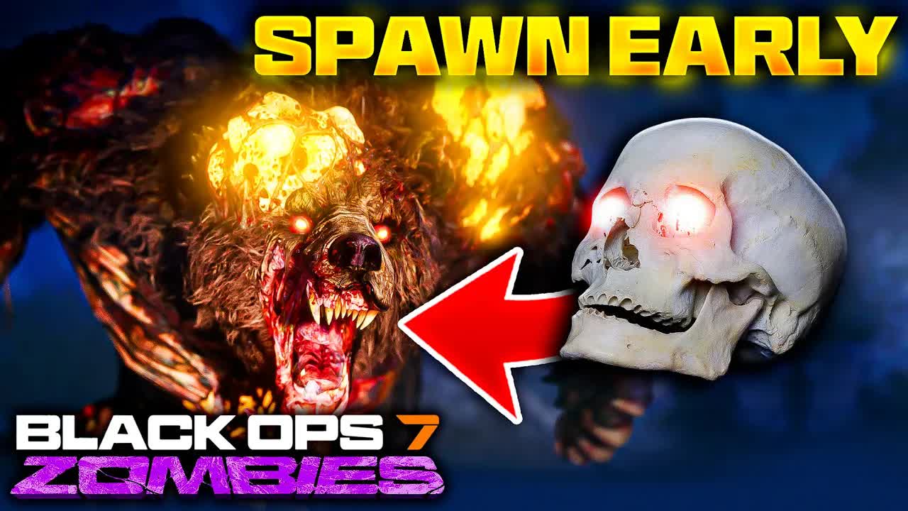 Ashes of the Damned How to Spawn Zursa Bear Before Round 16 (Skulls Easter Egg Black Ops 7 Zombies)