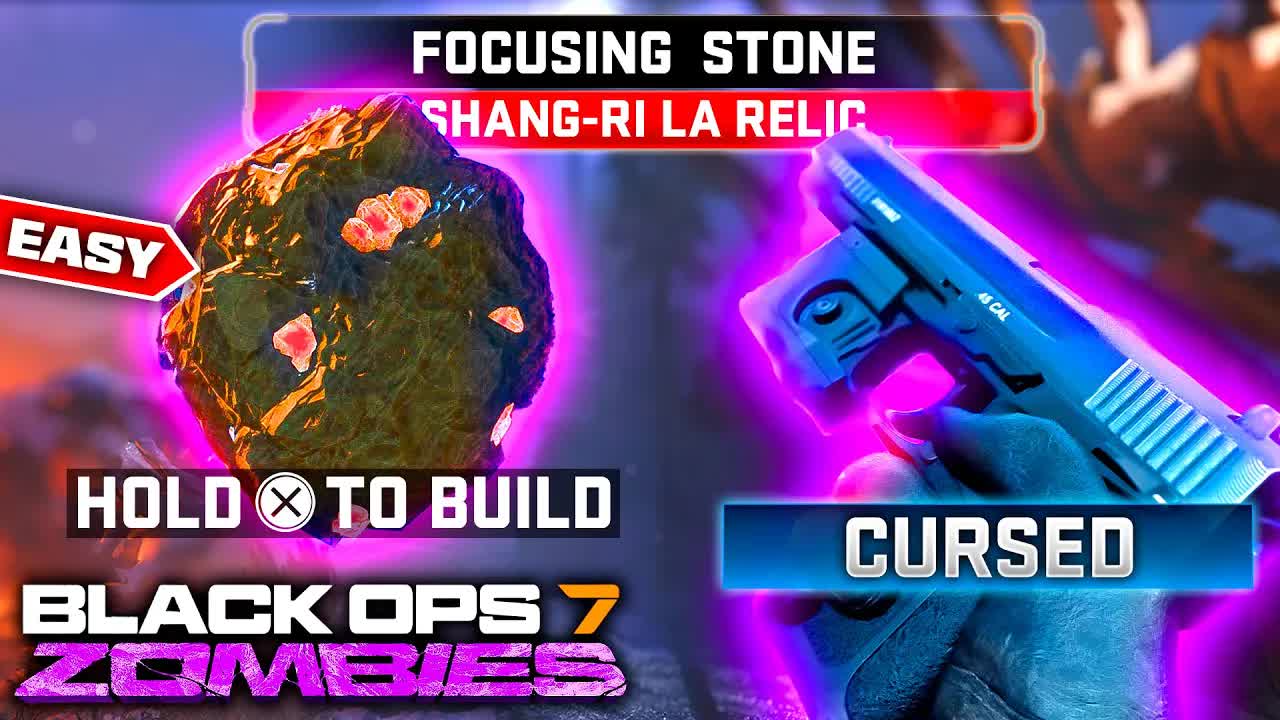 How to UNLOCK Focusing Stone Relic in Cursed Mode (Black Ops 7 Zombies Ashes of the Damned Unlock)