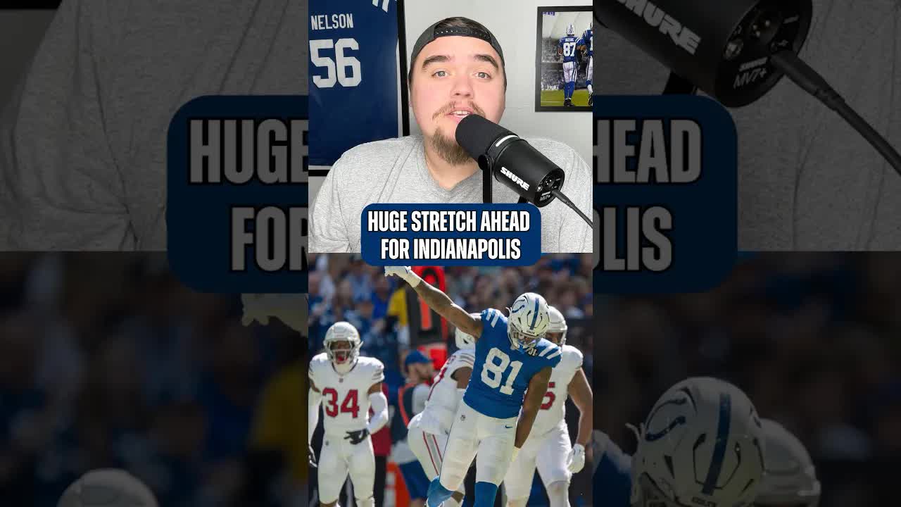 This stretch of games for the #colts will MAKE OR BREAK their season #indianapoliscolts #nflplayoffs