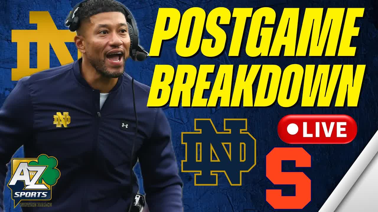 Notre Dame vs. Syracuse Live Reaction