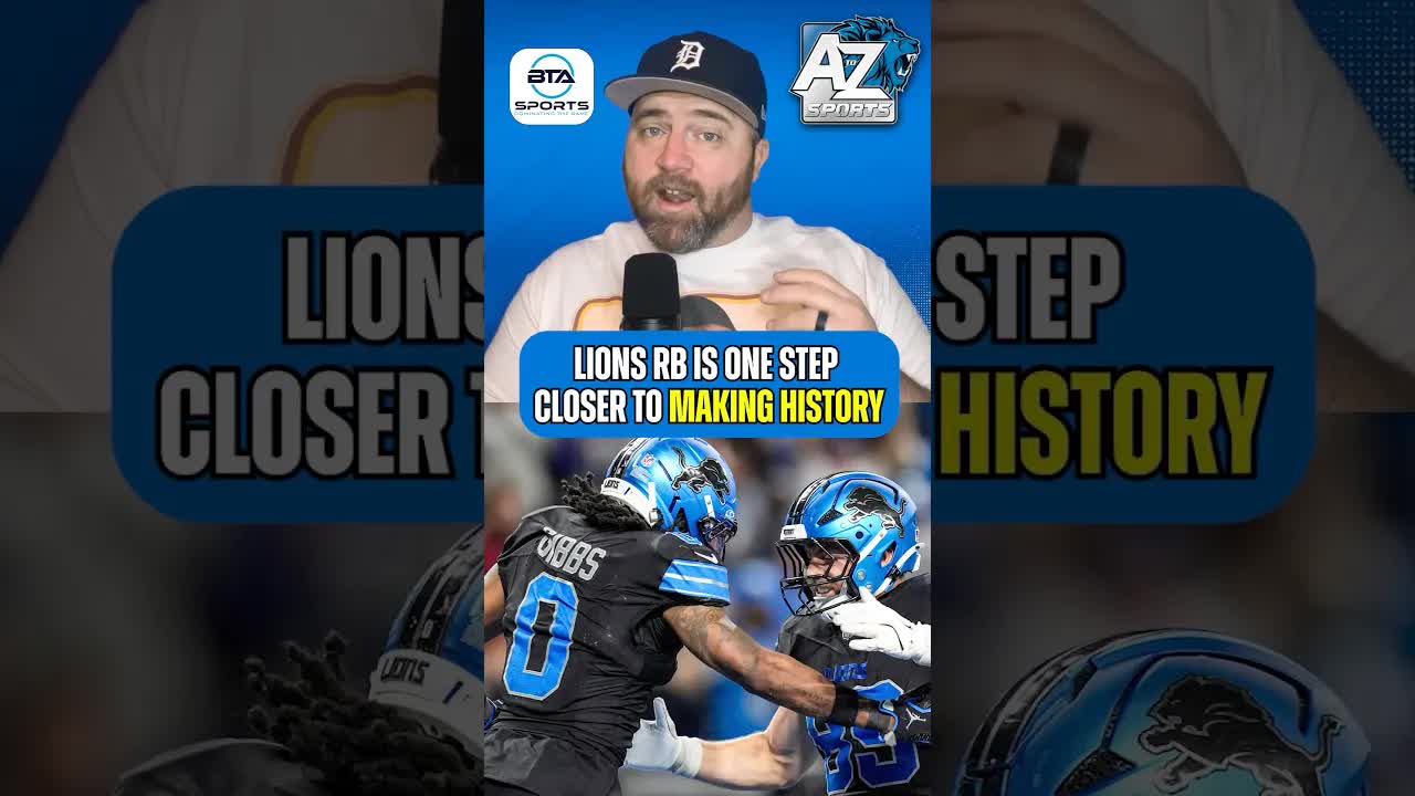 The #Lions win against the Giants, helps Gibbs gets closer to an NFL record! #onepride #nfl #detroit