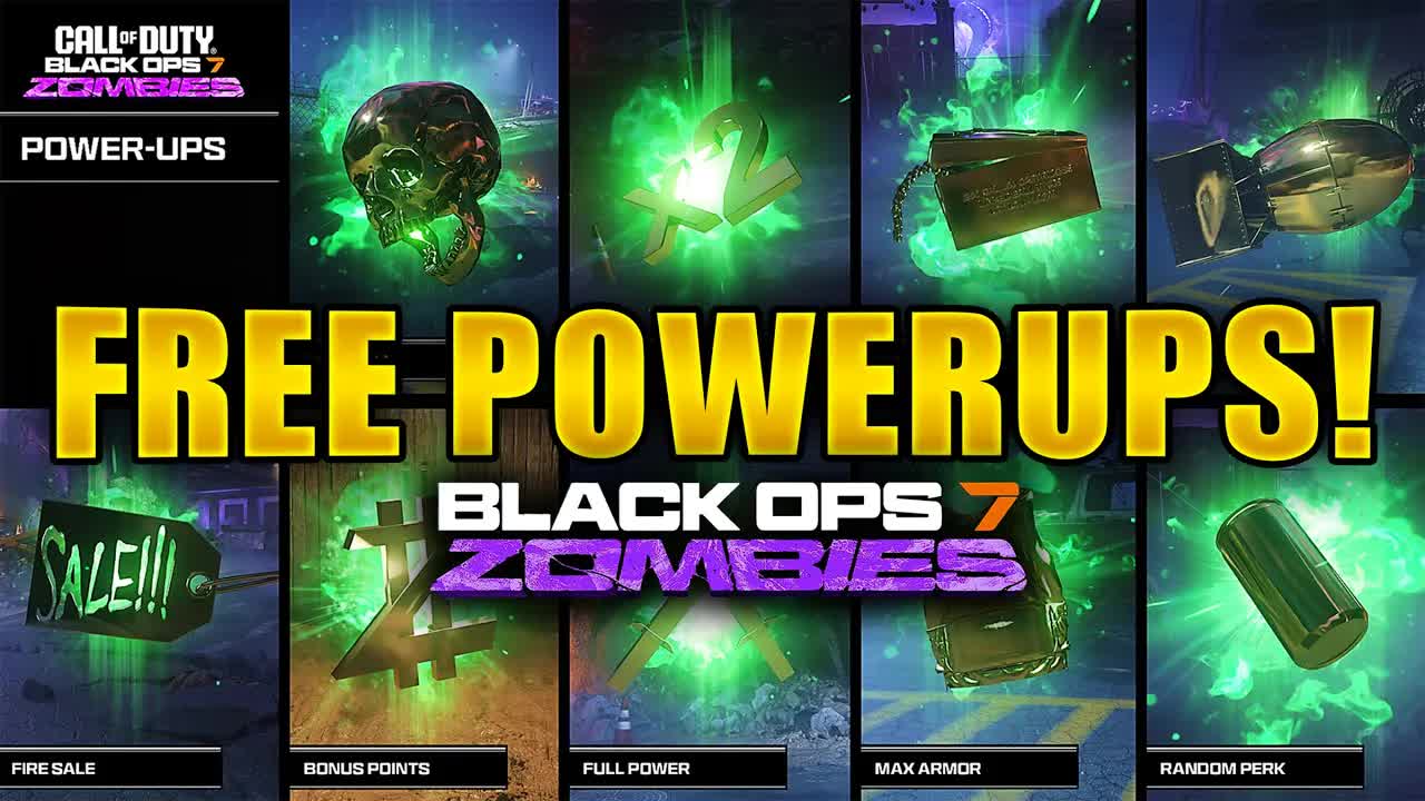 Ashes of the Damned ALL Free Powerups Locations + Fire Sale Easter Egg Guide (Black Ops 7 Zombies )