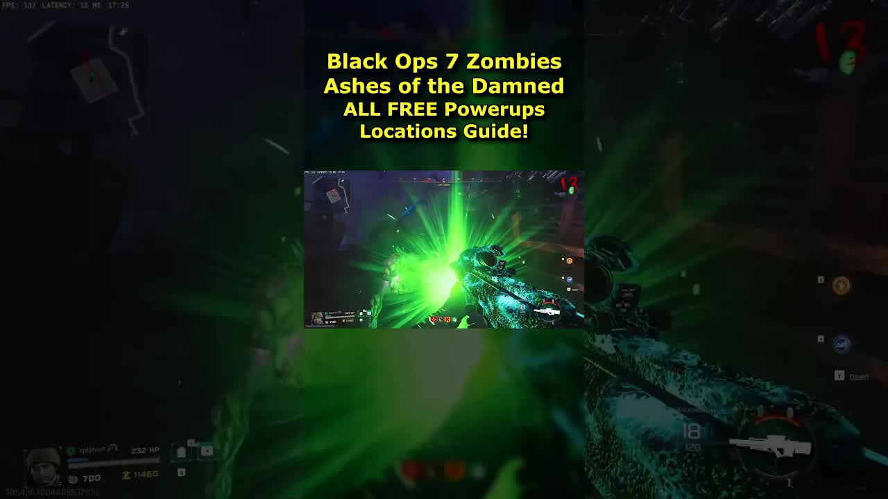 Ashes of the Damned ALL Free Powerups Locations + Fire Sale Easter Egg Guide (Black Ops 7 Zombies )