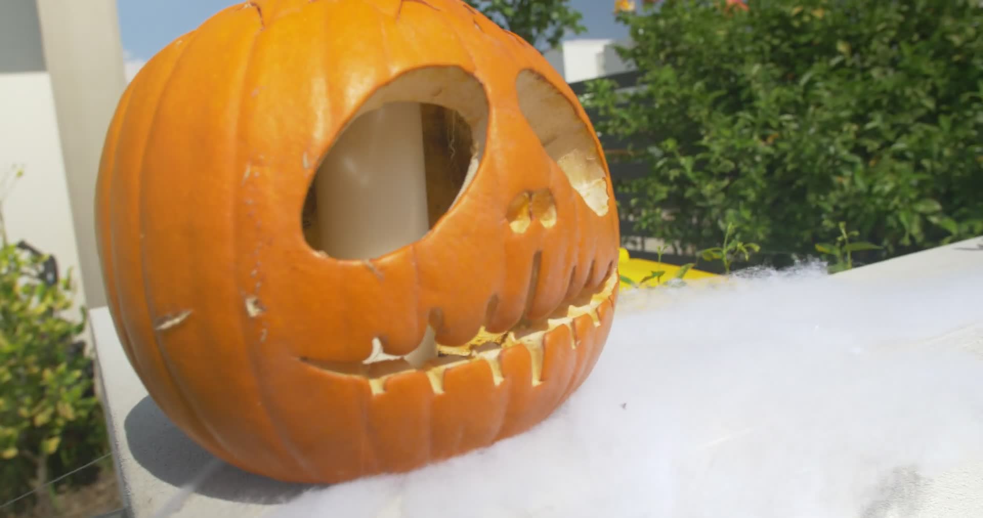 Dangerous incident occurs during Halloween celebrations involving the cars