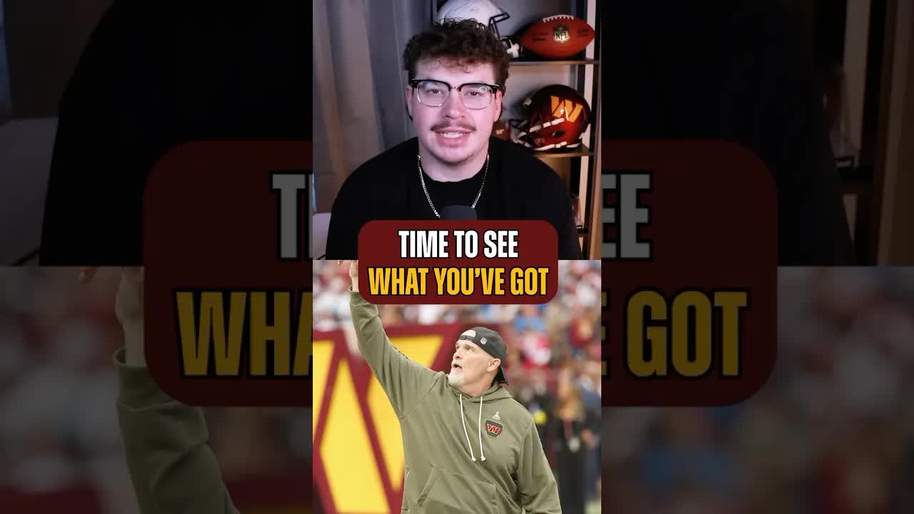 This last stretch of games will tell a lot about the #Commanders future. #danquinn #atozsports #nfl