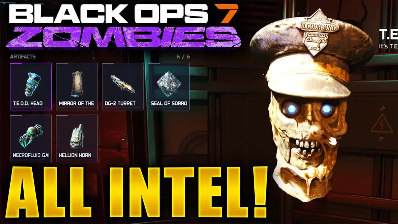 All 26 Intel Locations Guide on Ashes of the Damned in Black Ops 7 Zombies! Audio Logs/Artifact/Docs