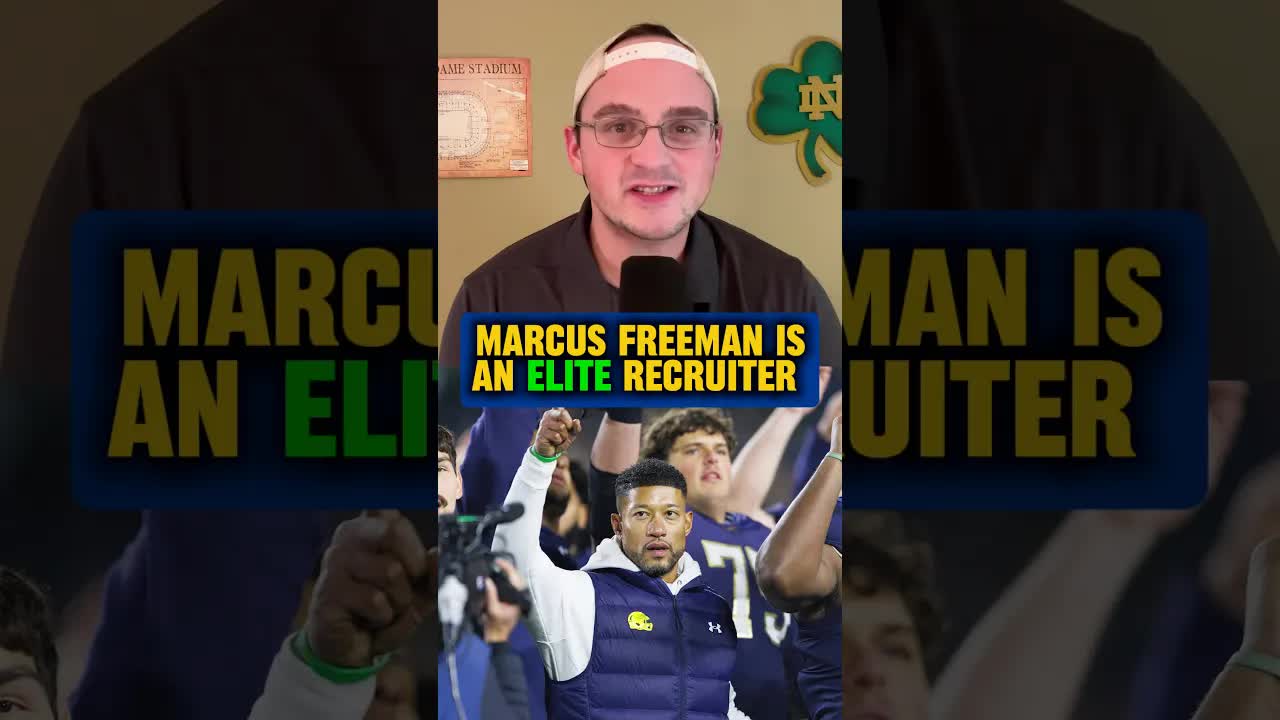 Freeman isn’t just getting the top recruits, he’s finding the rising stars and hidden gems 👀 #Irish
