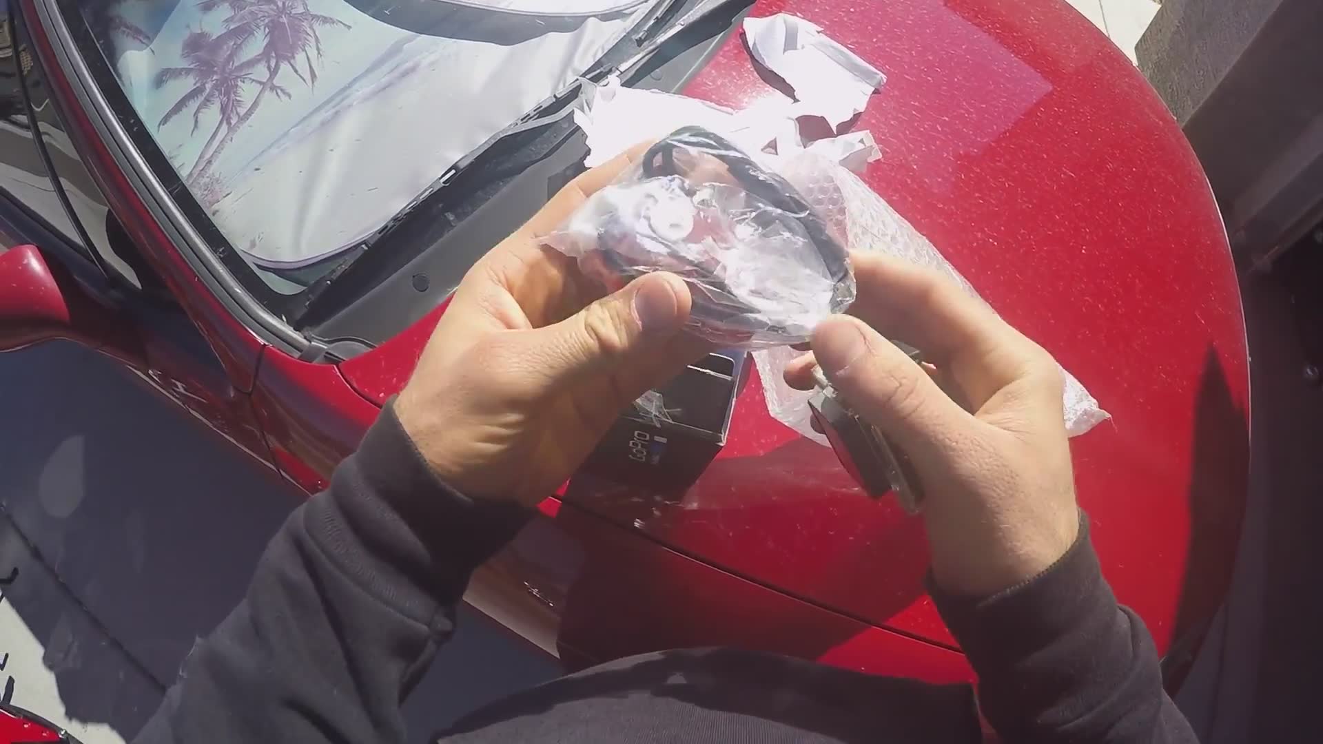 Viewer gift arrives providing new equipment for motorcycle content creation