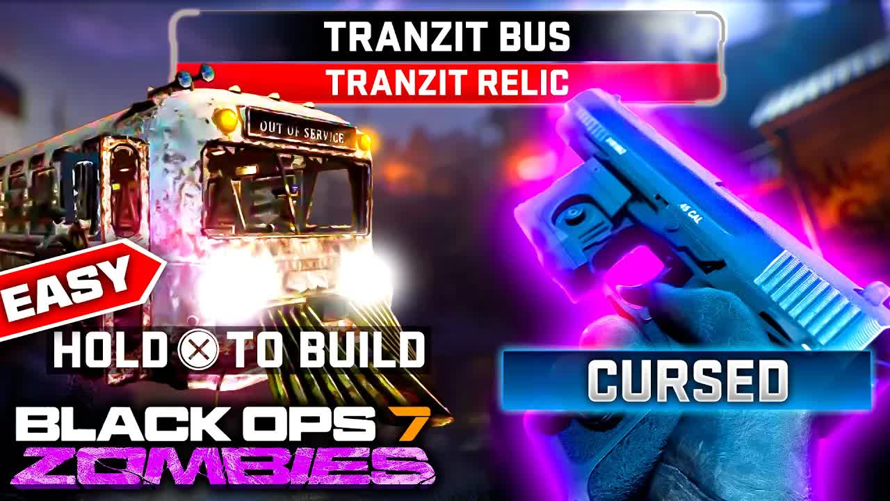 How to UNLOCK BUS Relic in Cursed Mode! Black Ops 7 Zombies Ashes of the Damned Unlock TranZit Bus