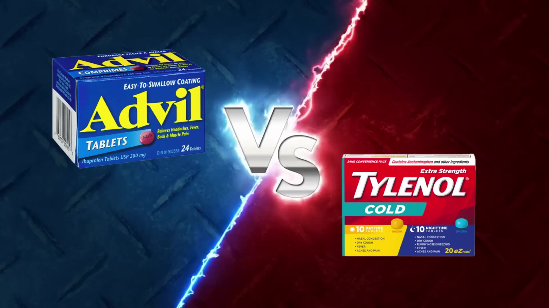 Choosing between ibuprofen and acetaminophen for different types of pain