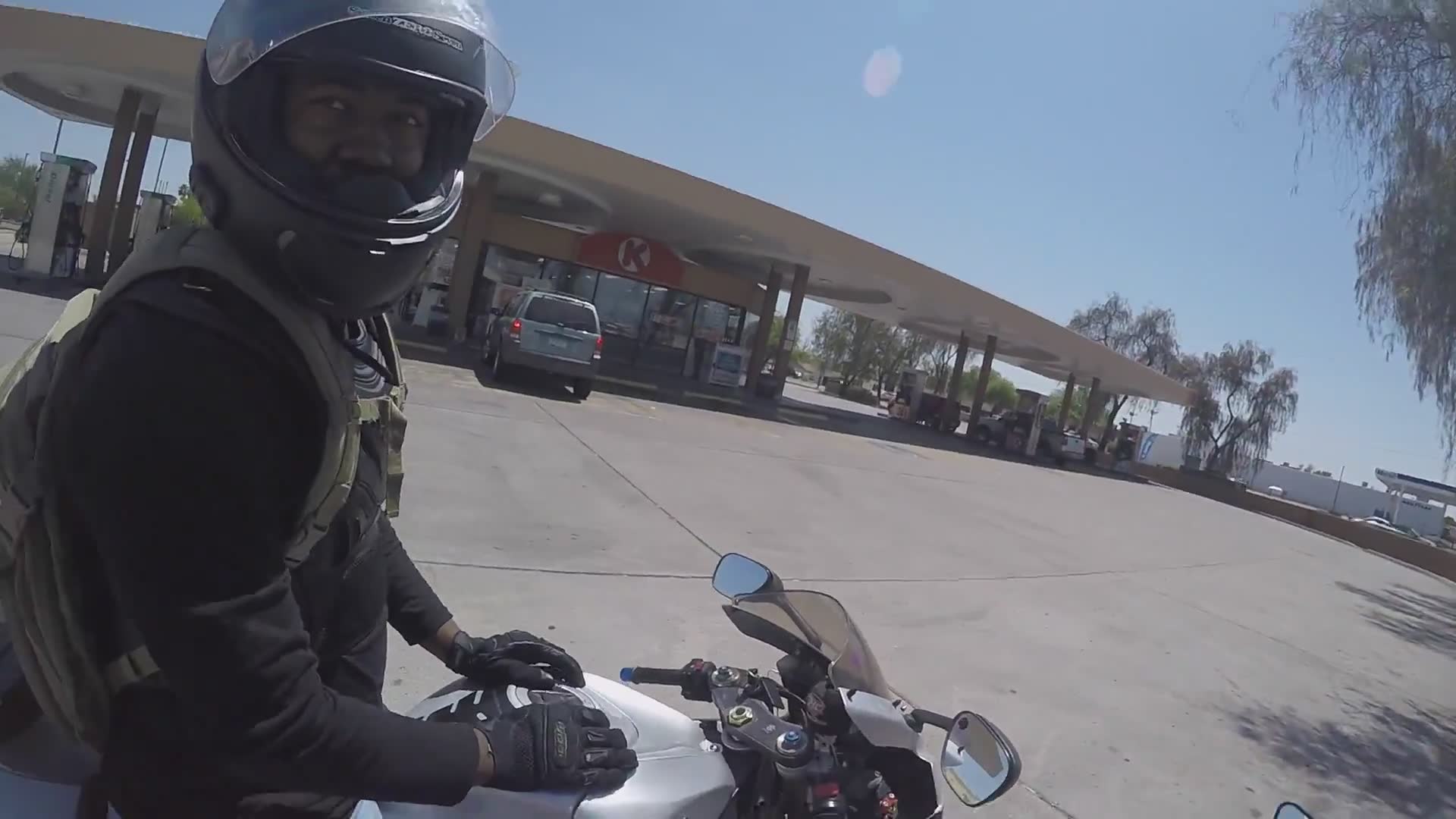 Stranded rider deals with punctured tire miles from home during group ride