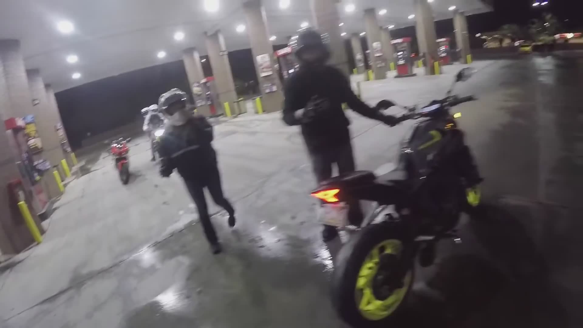 Yet another fuel stop documented during marathon riding session
