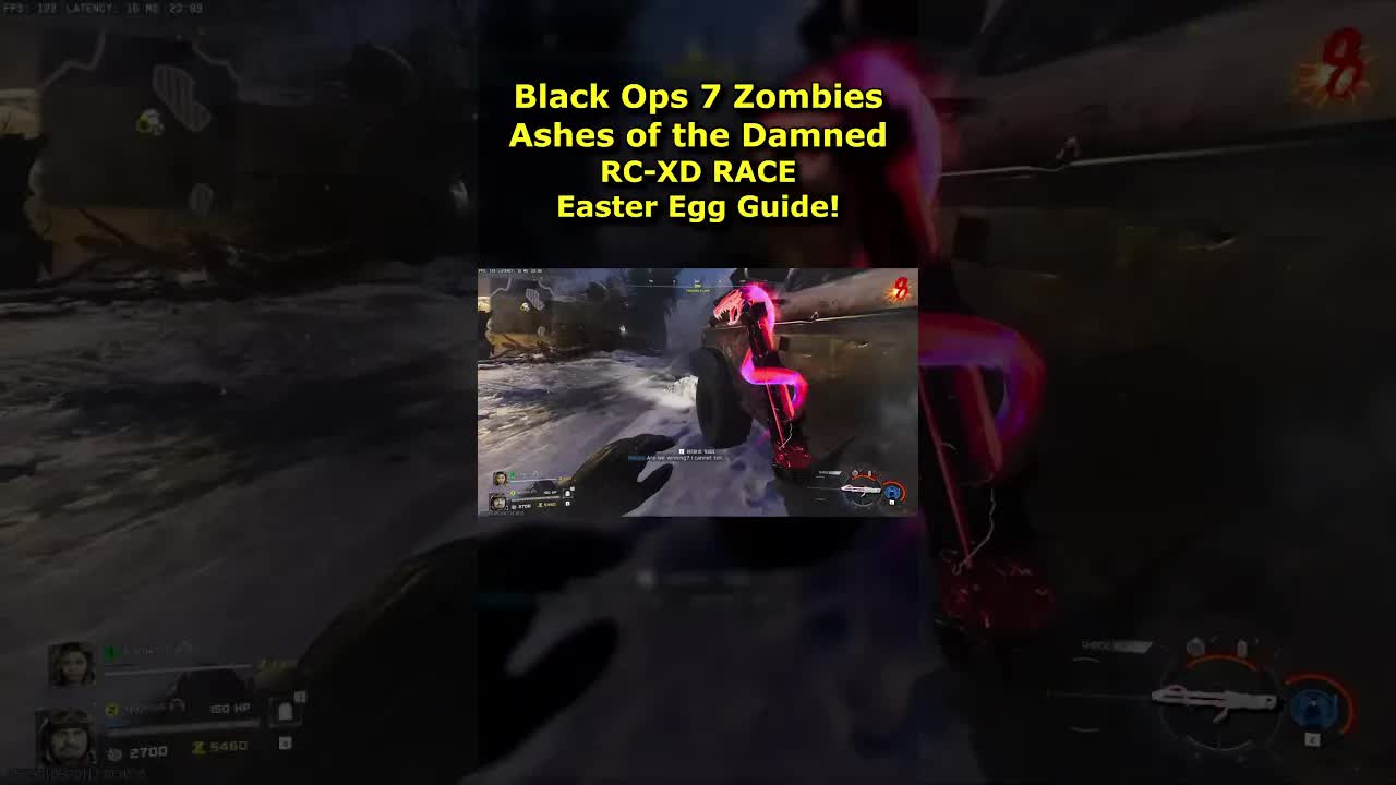 Ashes of the Damned RC-XD Race Easter Egg Guide! All 3 locations (Black Ops 7 Zombies RCXD Race EE)