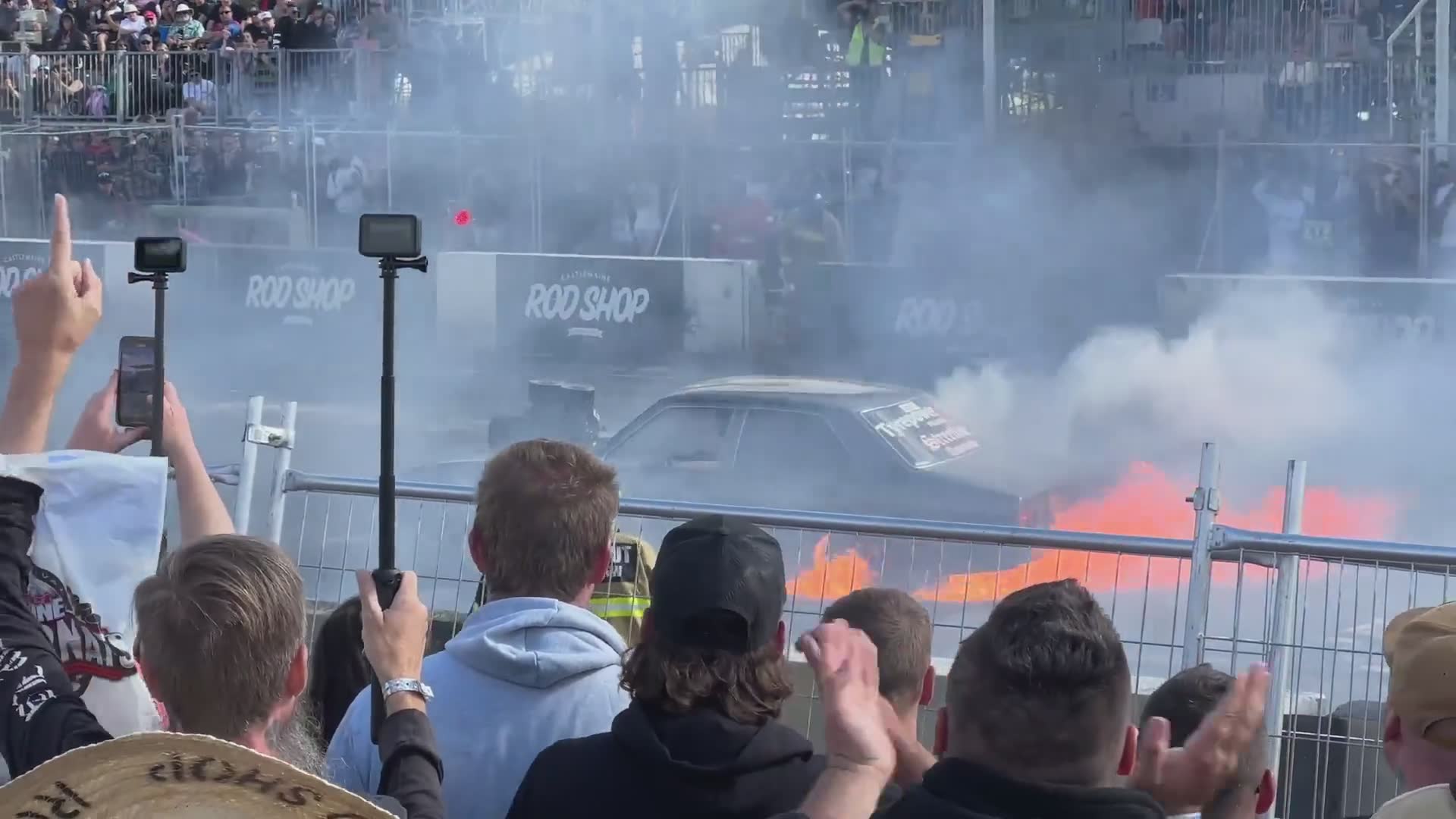 Opening day mayhem plus revealing a fresh build to the crowd