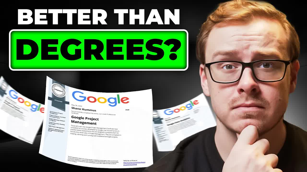 5 Google Certificates BUT They’re More Valuable Than Your Degree