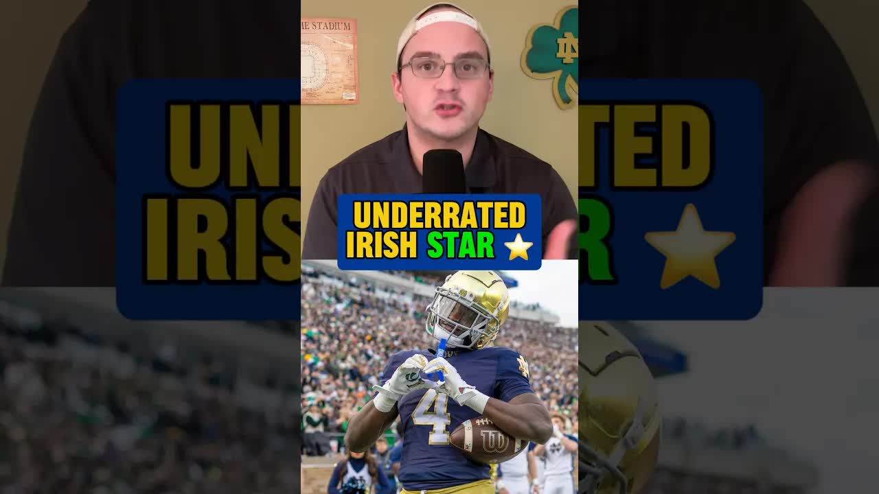 Talich has become a KEY player for the #Irish defense this season ☘️ #football #edit #shorts #cfb