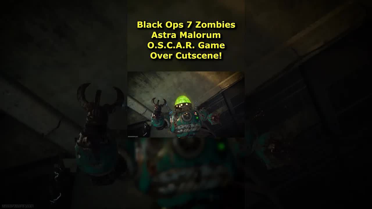 Black Ops 7 Zombies OSCAR Game Over Death Cutscene animation (new Boss Astra Malorum)