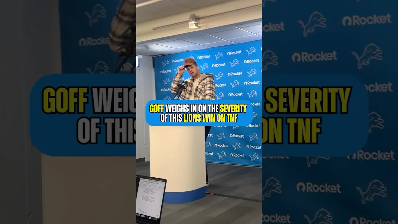 #Lions QB Jared Goff lends some insights on their win on Thursday Night Football… #detroit #nfl