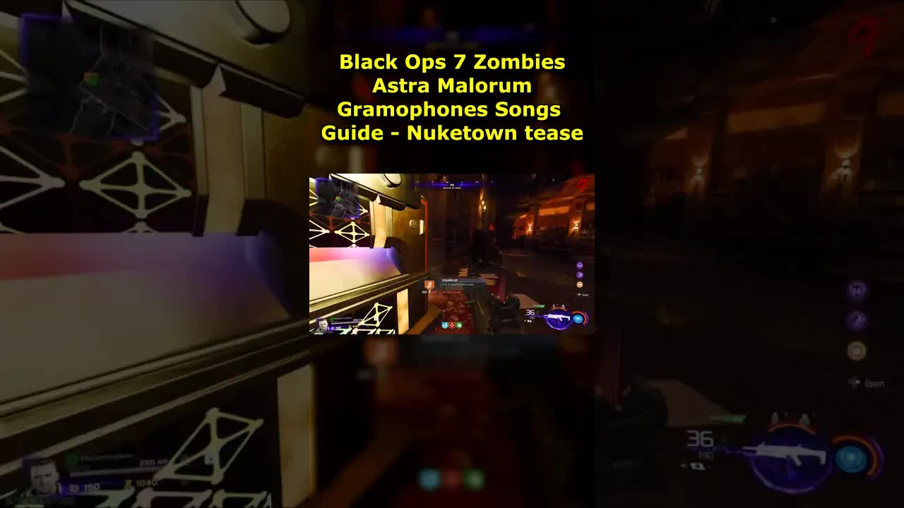 Astra Malorum Gramophones Easter Egg Song DLC 2 Nuketown/Alpha Omega Teaser (Black Ops 7 Zombies)