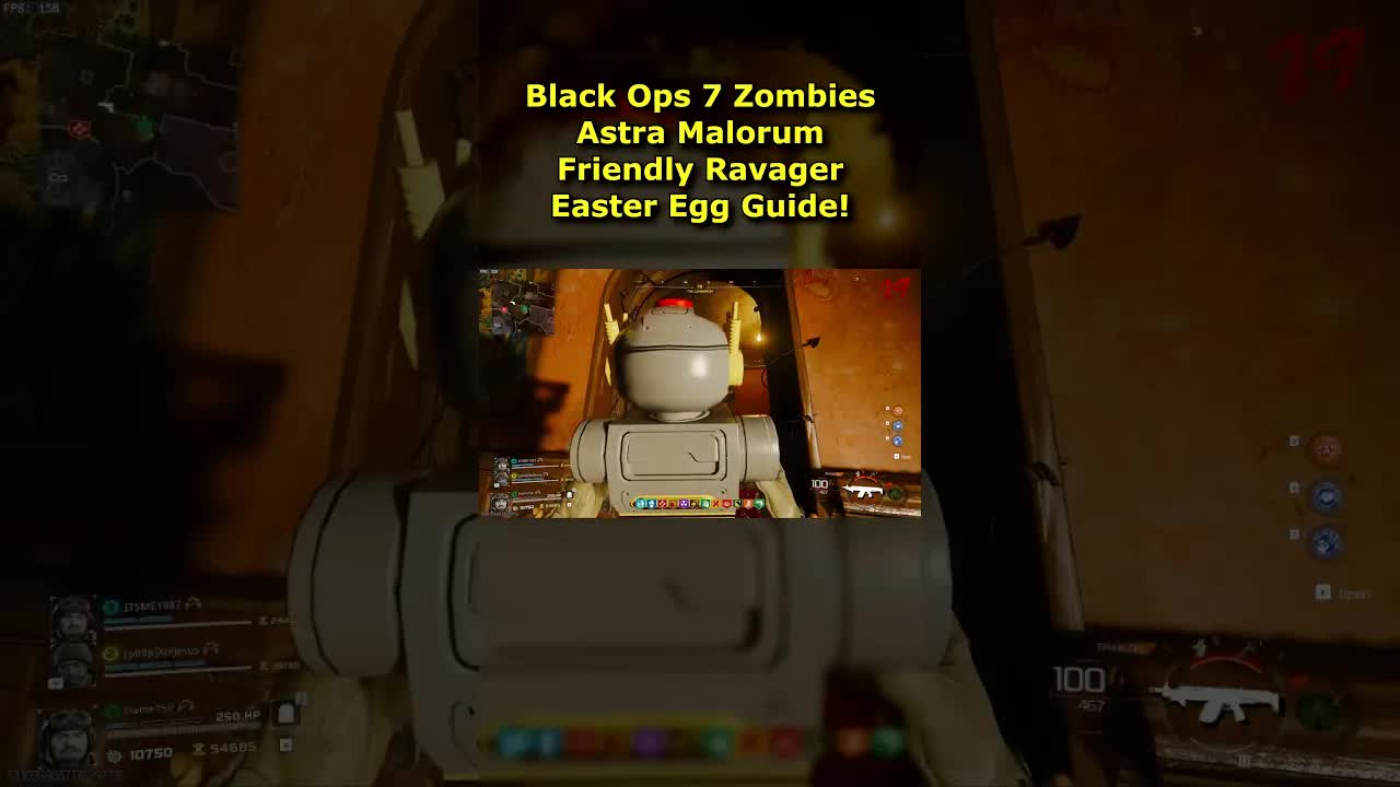 Astra Malorum FRIENDLY Ravager Easter Egg Guide! Black Ops 7 Zombies How to get Ravager Friendly EE