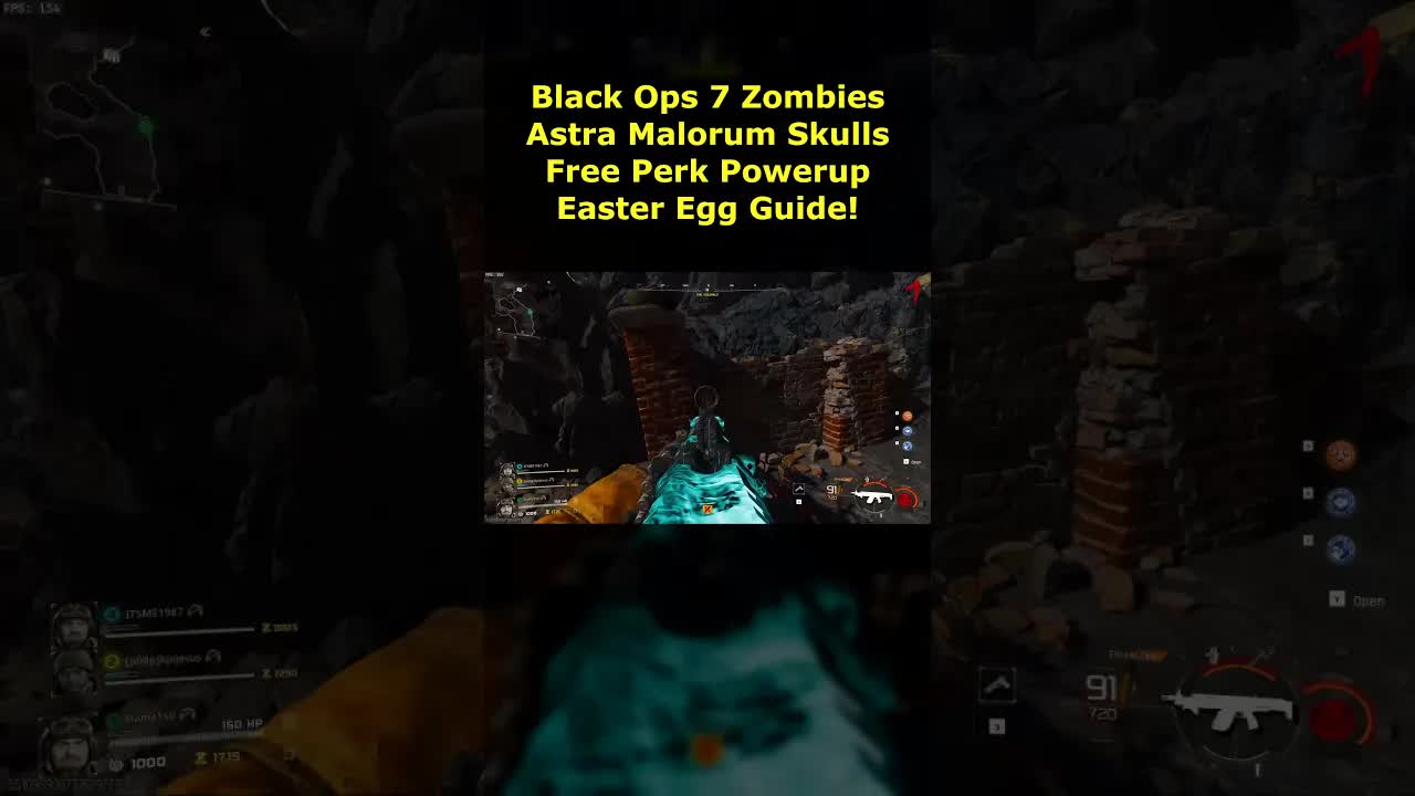 Astra Malorum FREE Perk Powerup Skulls Easter Egg Guide! (Black Ops 7 Zombies FREE Perk Skulls EE)
