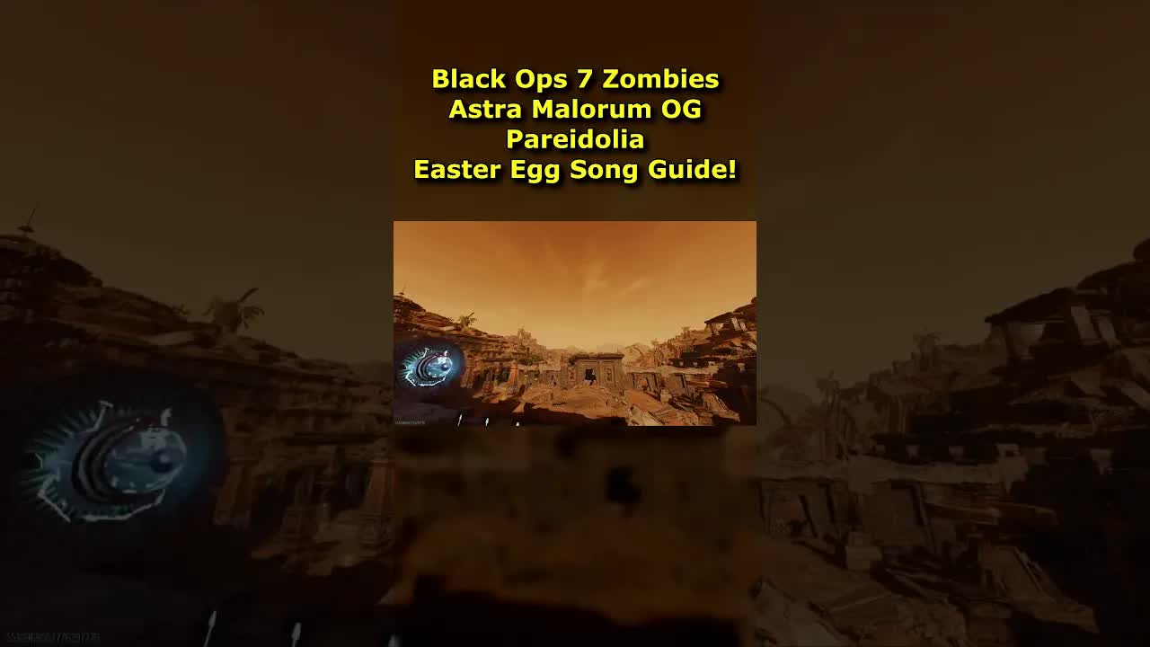Astra Malorum ORIGINAL Pareidolia Easter Egg Song Guide! Shangri La Song (Black Ops 7 Zombies Song)