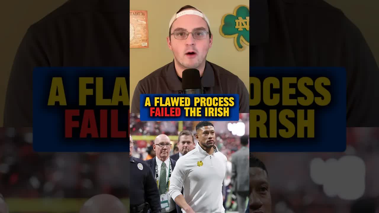 The #Irish will miss the CFP in the most confusing way 💔 #NotreDame #football #cfp #shorts #edit