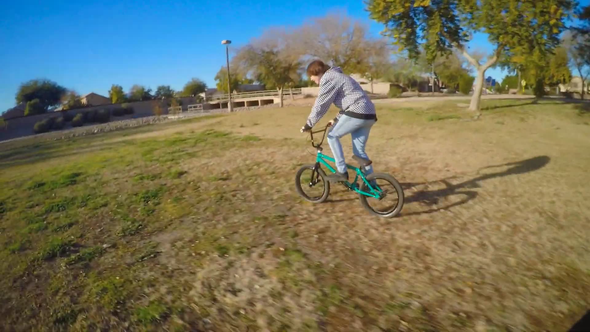 Extreme sports athlete offers motorcycle backflip lessons to interested rider