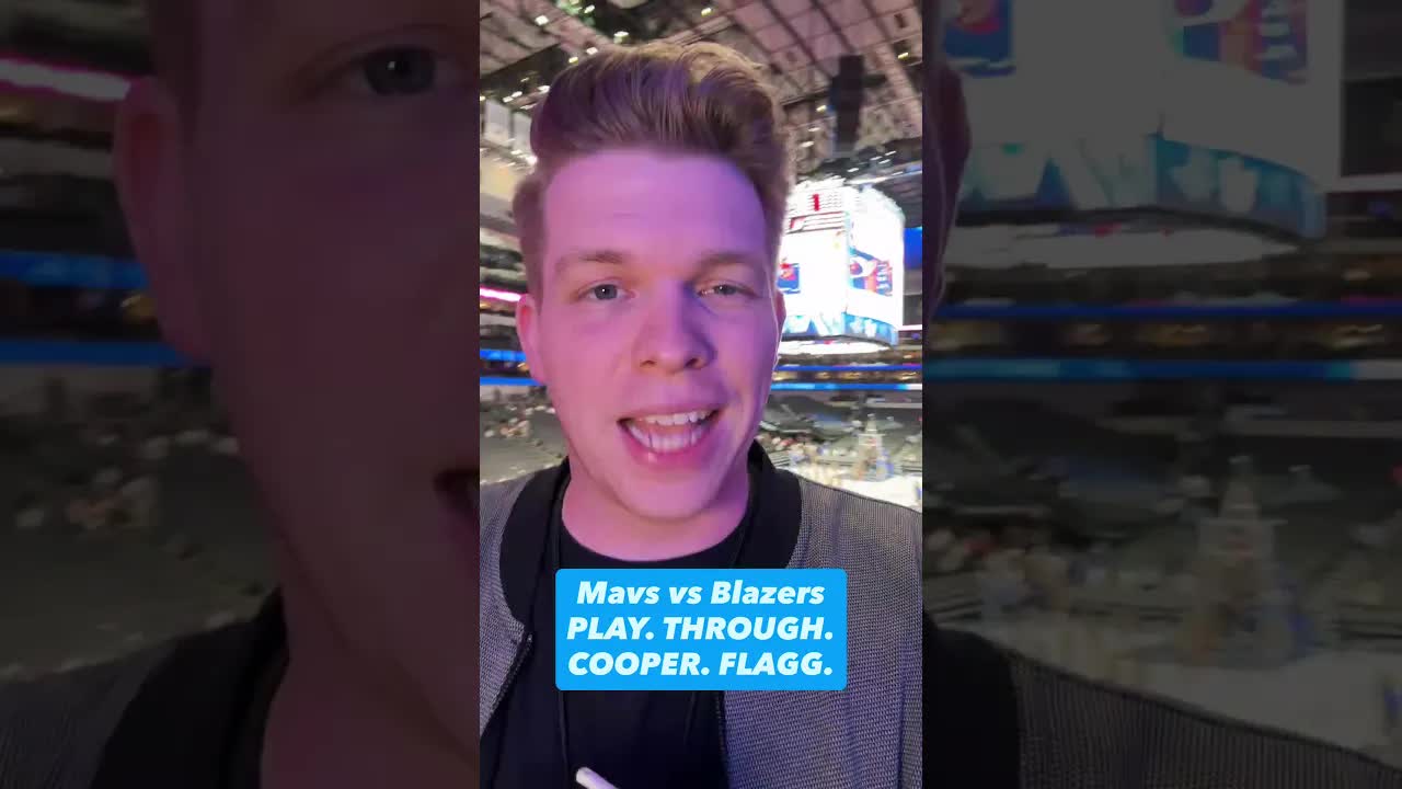Cooper Flagg came up CLUTCH in the Dallas Mavericks' win over the Portland Trail Blazers