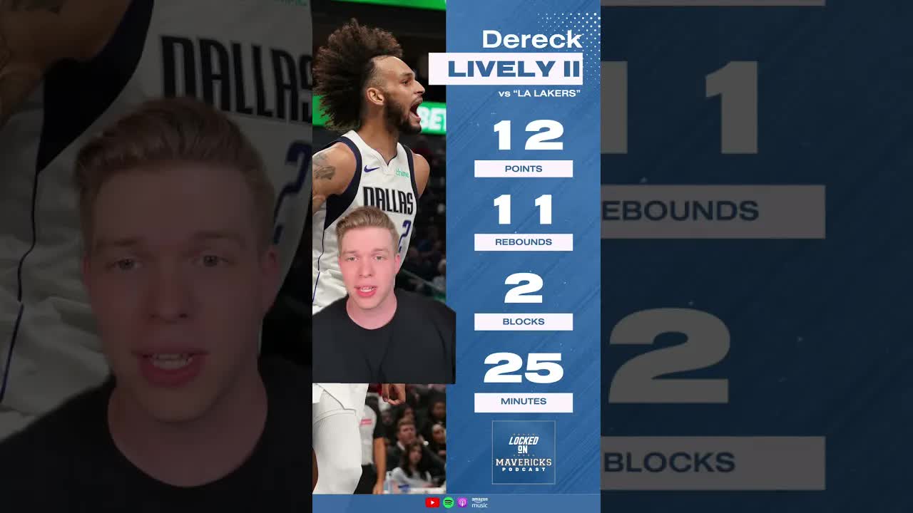 Dereck Lively II showed some real things in the Dallas Mavericks' Preseason #mavs #mavericks