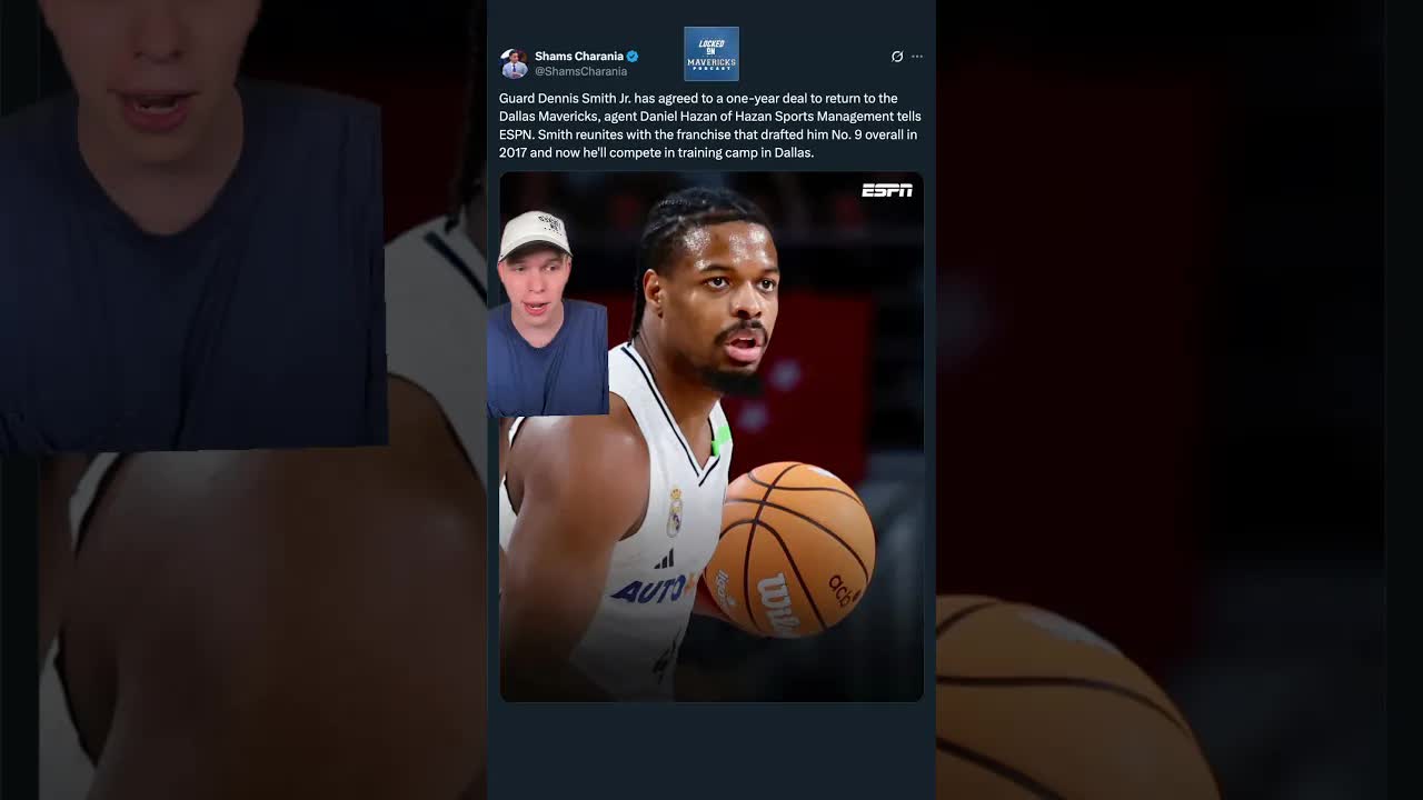 MAVS RUMOR: Dennis Smith Jr. returns to the Dallas Mavericks on a 1-year deal, a training camp deal