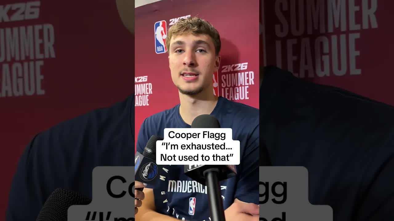 Cooper Flagg on his Ball Handling Through 2 Dallas Mavericks NBA Summer League Games #mavs