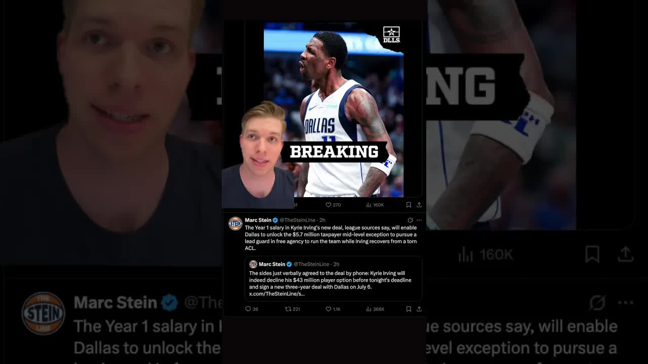 Mavs Rumor: Kyrie Irving is going to sign a new contract with the Dallas Mavericks(!)