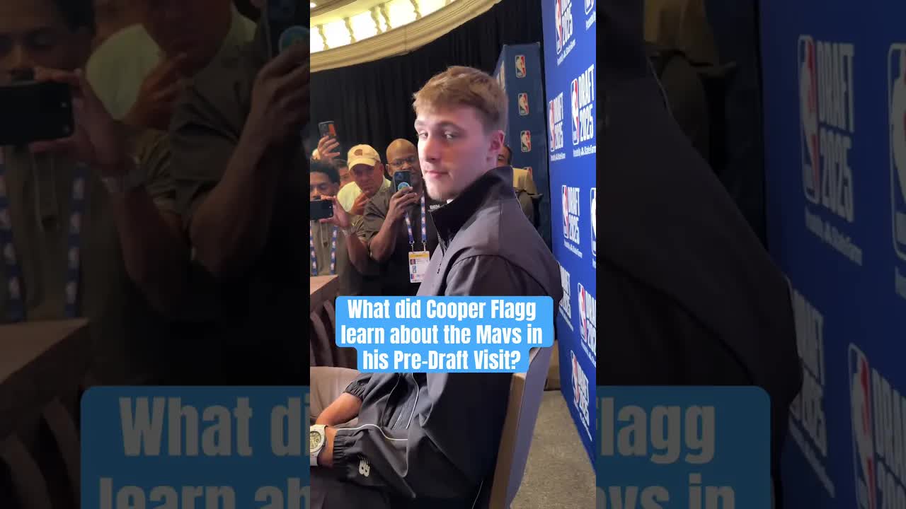 What did Cooper Flagg learn about the Mavs in his Pre-Draft visit? #mavs #cooperflagg
