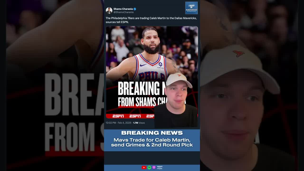 Dallas Mavericks Trade Quentin Grimes (🥲) to Philadelphia 76ers for Caleb Martin