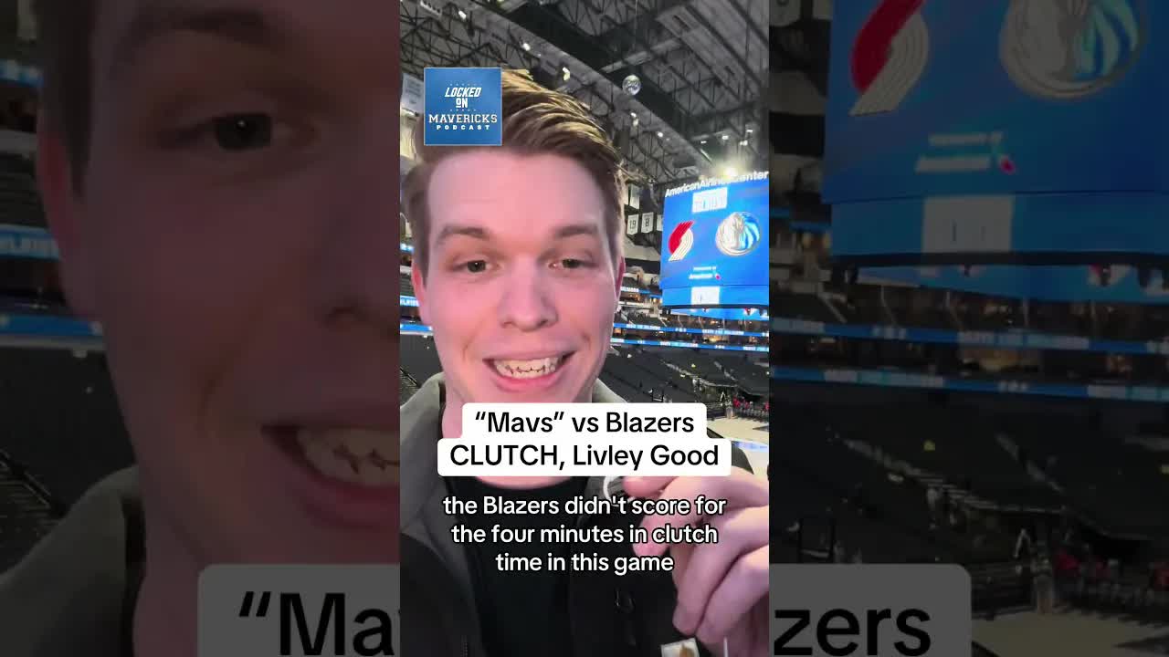Dallas Mavericks Get CLUTCH Win vs Blazers, Dereck Lively II Comes Up Big #mavs